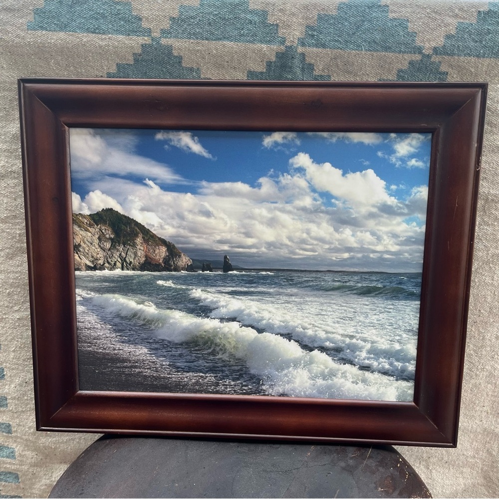 Maurice Crosby Photography Framed Print Seascape Ocean Wave Maritime Nova Scotia